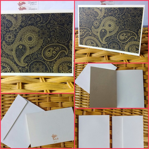 Batik Paisley Gold-kartu Natal-kartu Lebaran-kartu Tahun Baru-batik 76