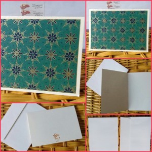 Batik truntum hijau-kartu natal-kartu lebaran-kartu tahun baru-batik 76