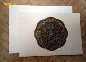 Kartu ucapan Paisley stamp block black -medium-batik76 1