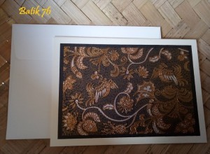 Kartu ucapan-motif batik merpati gold-medium 1