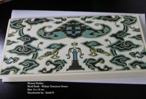 Wahyu Tumurun Green-motif batik76-money holder 7