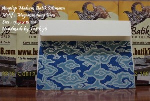 amplop medium batik istimewa-envelope-batik megamendung Biru 8