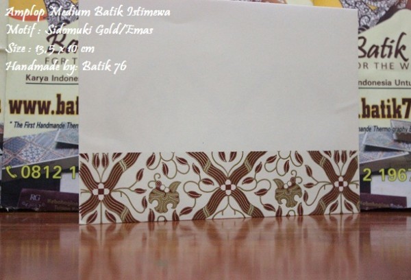 Amplop Medium Batik Istimewa-envelope-batik Sidomukti Gold 6