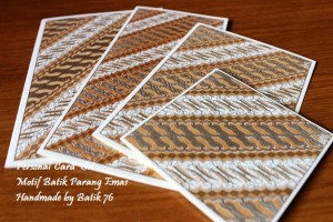 personal card set-motif batik parang EMAS -batik76 5