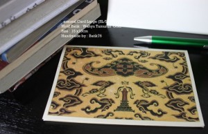 wahyu tumurun gold-personal card large-batik 76- 7